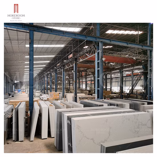 Artificial Man Made Engineered White Black Gray Grey Brown Marble Look Quartz Stone Slab Countertop From Foshan Supplier Manufacturer