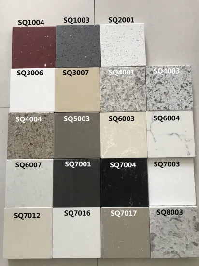 Small Grain Engineered Quartz Stone Slabs for Building Material/Countertop/Vanity Top in China