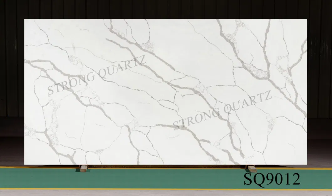 Calacatta Gold White /Black/Grey Polished Surface Artifical /Engineered /Man-Made Quartz Stone Slabs with Factory Price