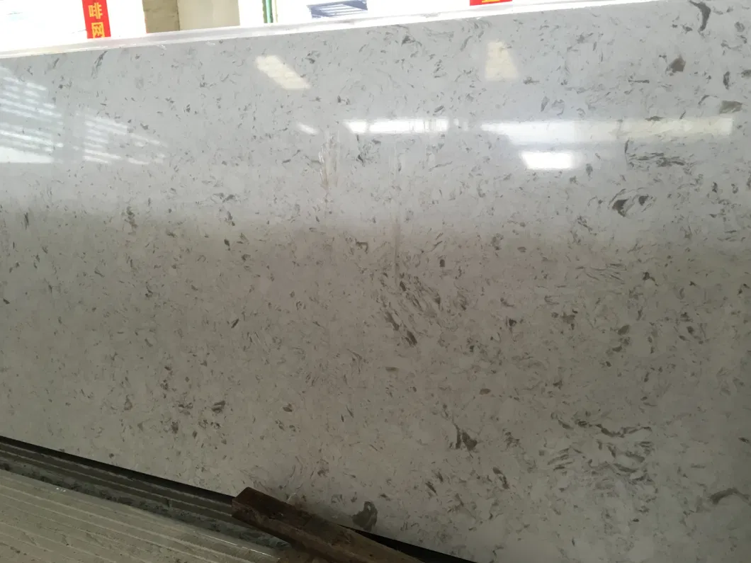 China Original Artificial Marble Look Artificial Quartz Stone Slab for Bathroom Countertop