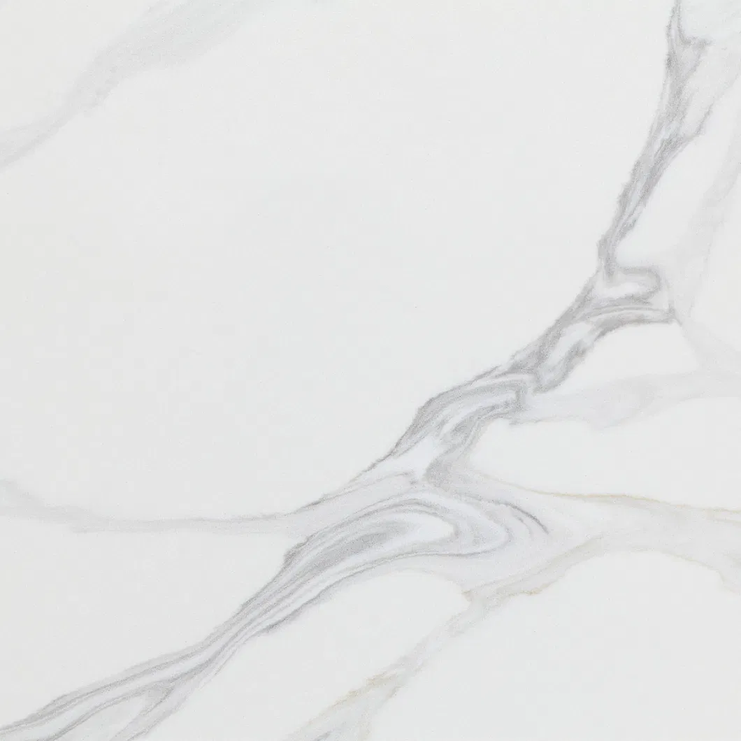 Carrara Quartz Slab Low Cost Engineered Quartz White Stone Slab for Hotel Reception Desk/Vanity Top B4048