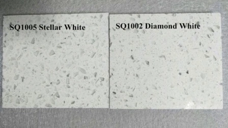 White Small Grain Artificial Quartz Stone Slabs for Engineered Countertops with High Quality
