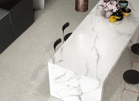 New Design Bathroom Quartz Slabs Artificial Quartz Stone Natural Black Marbl