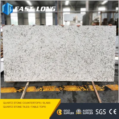 Artificial Quartz Stone Slabs for Kitchen Countertops Building Material /Engineered (Calacatta Surface)